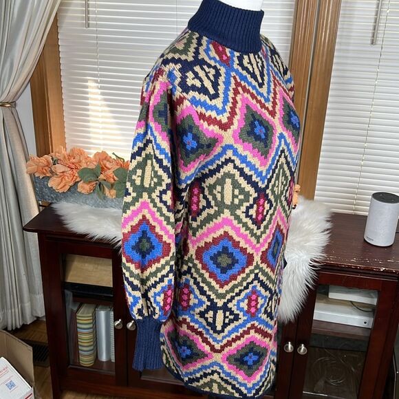 Farm Rio Rauti Long Sleeve Sweater Dress Size Small - Picture 4 of 9